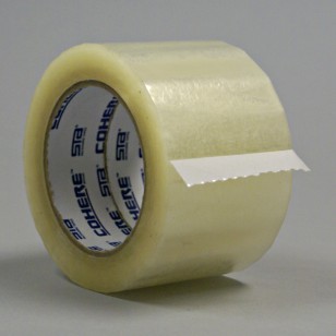 3 x 110yd Clear Cohere Carton Sealing Tape
